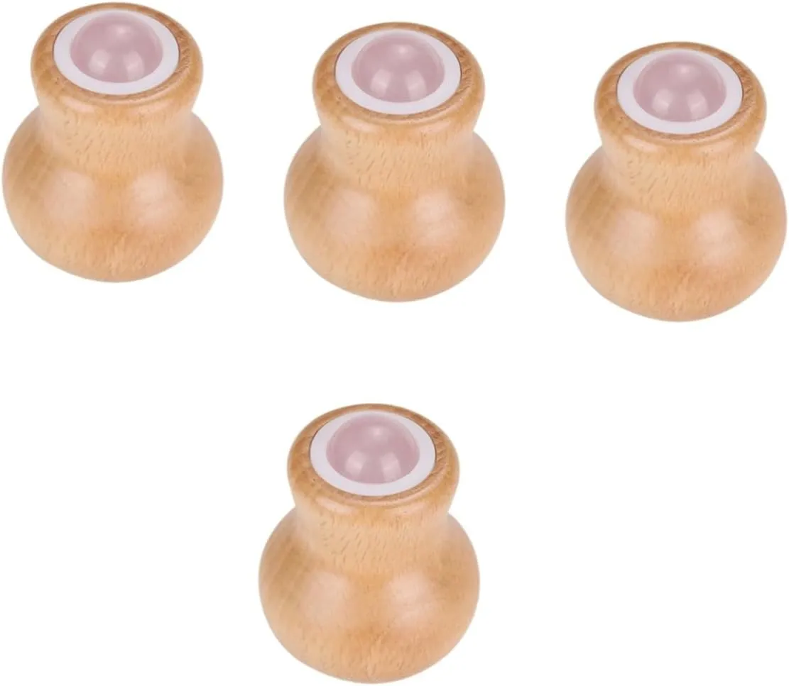 4pcs Jade Face Roller Portable Facial Tool for Eye Neck Relaxation Muscle Cooling Effect for Skincare Routine Self-Care