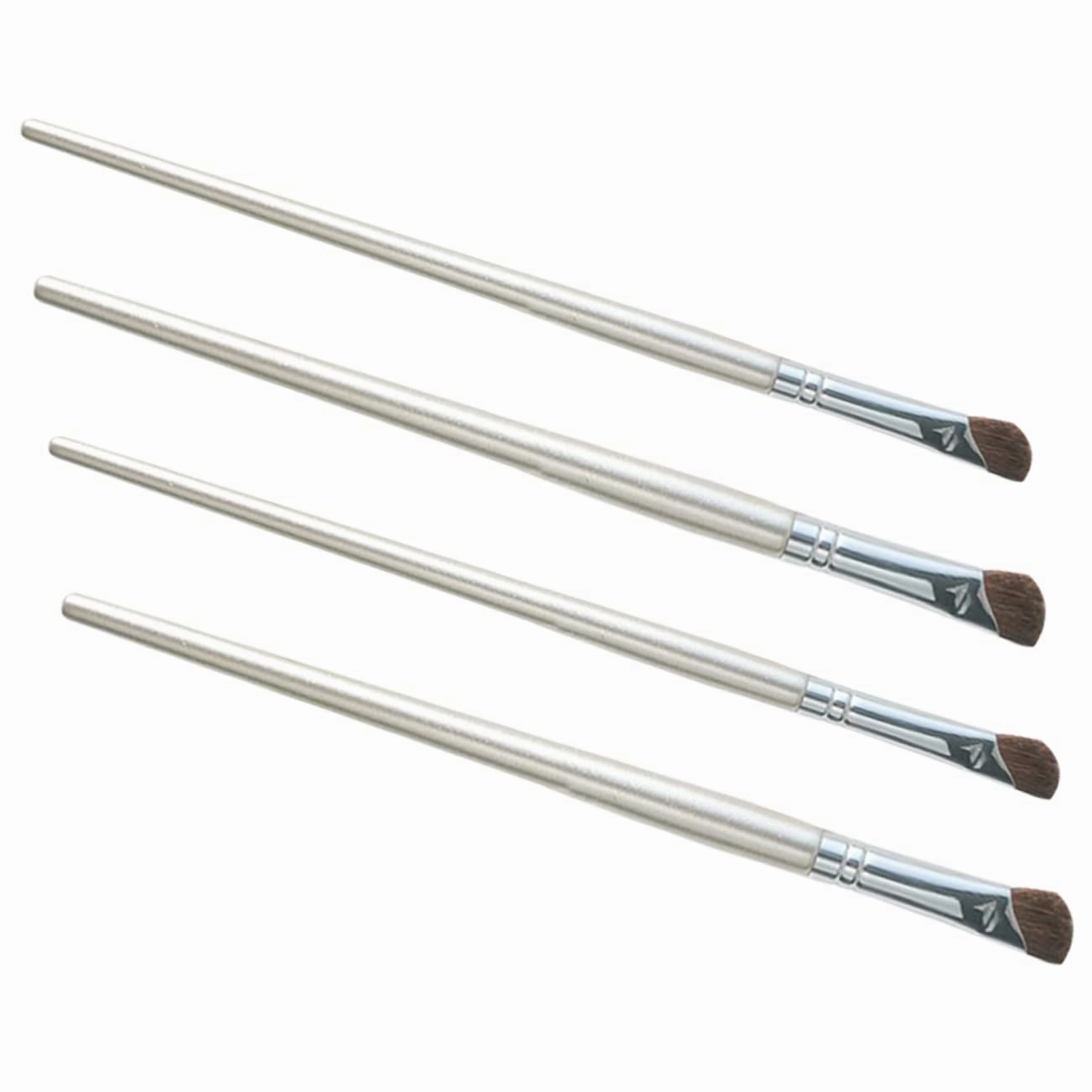 4sets Angled Nose Contour Brush Highlighter Brush Eye Shadow Kit Safe Makeup Tool 4pcs*4
