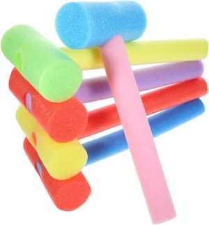 5 Pack Boys and Girls Toy Hammer Foam Hammer Toys for Boys and Girls Boys and Girls Tool Set Lightweight Activity Props Random