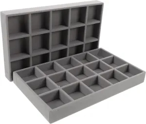 5pcs Stackable Jewelry Organizer Tray Grey Velvet Jewelry Display Holder with Slots for Earrings Rings Necklaces and Bracelets Stylish and Functional Storage