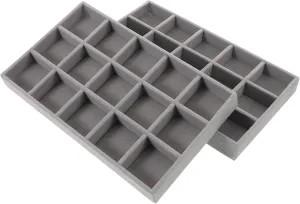 5pcs Velvet Jewelry Display Organizer Tray Stackable Storage for Earrings Rings Necklaces Bracelets Slots Jewelry Storage Grey Multifunctional Protective Design