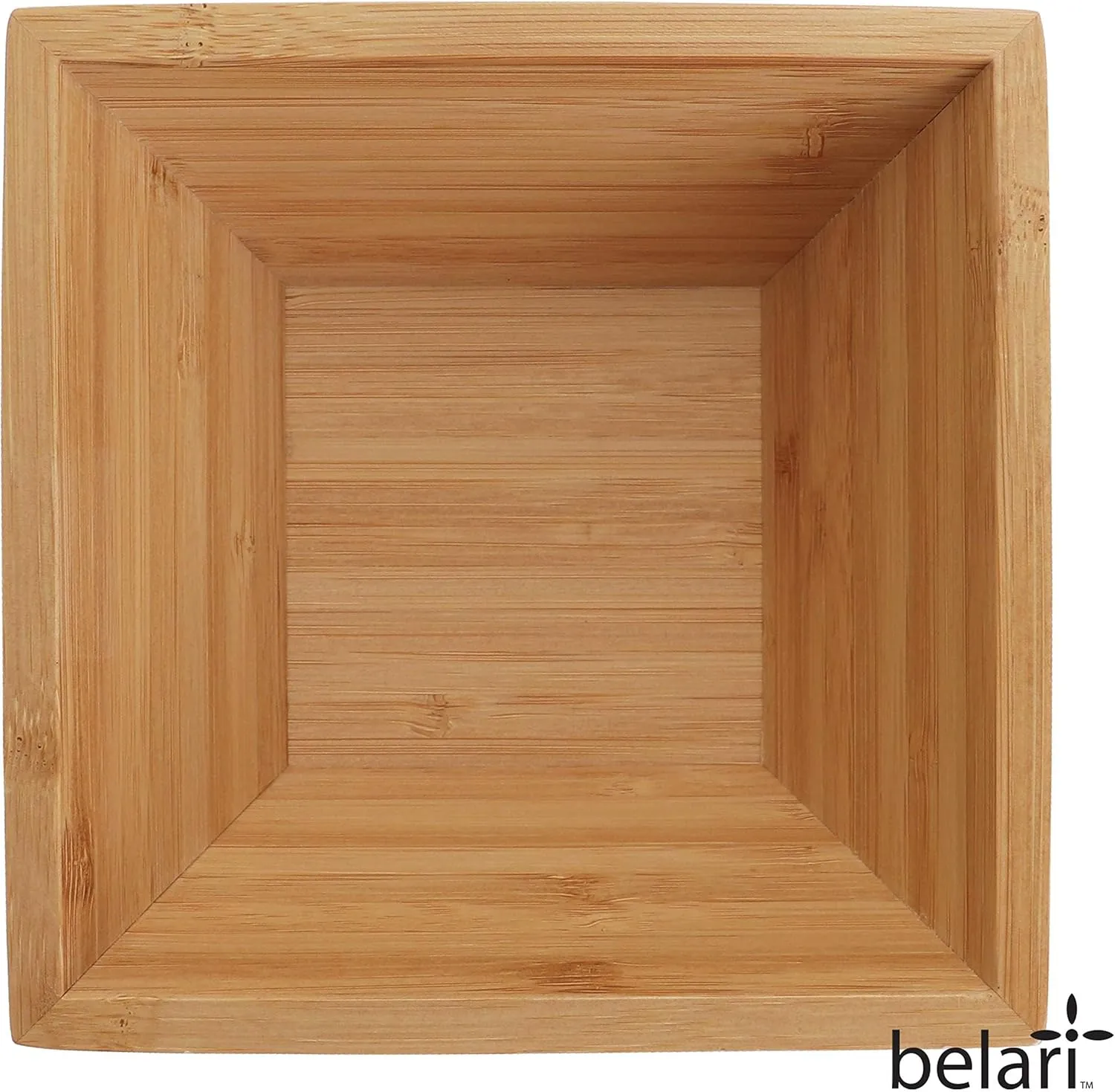 6.25" Bamboo Bowl Set - Bamboo Reusable Bowls - Square Bamboo Bowls - Wood Dinnerware - Bamboo Dinner Bowls - Bamboo Dinnerware Set - Eco Friendly Bowls (4 Pack / 6.25" Square)