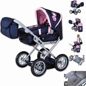 63142 Doll's Pram Ruby Princess Blue