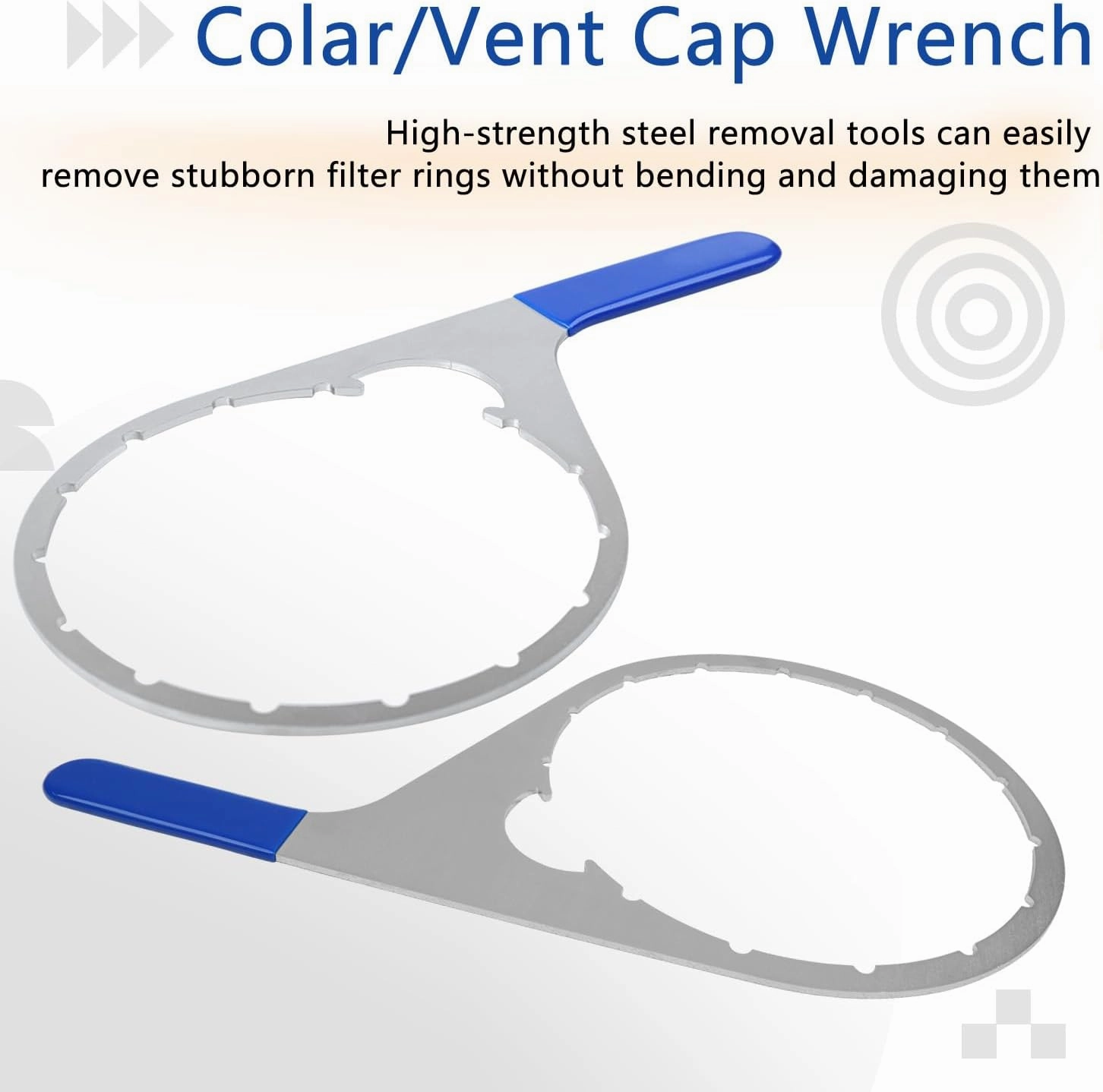 6 Inch & 8 Inch Colar/Vent Cap Fuel Filter Wrench for 380134 382 & 482 483 782 Compatible with Detroit Diesel Truck Engines, Navistar Engines Diesel DD13, DD15 and DD16