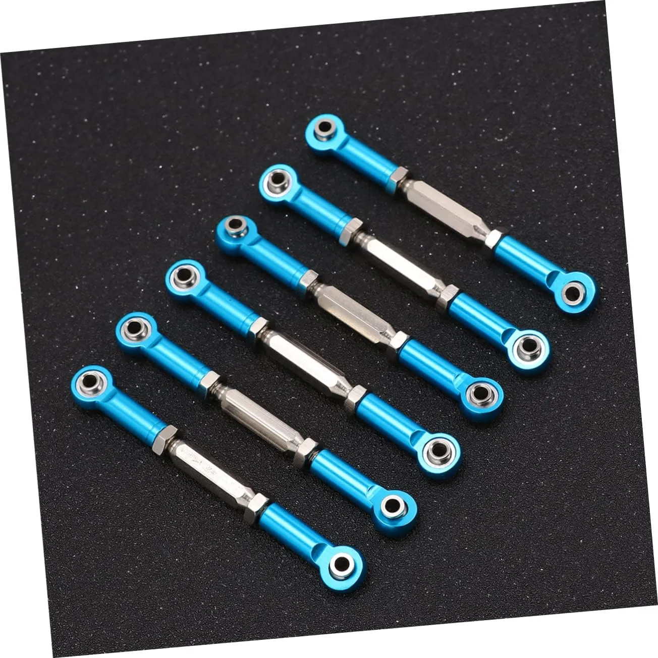 6pcs Adjustable Suspension Pull Rod for Turnbuckle Linkage Premium for Racing Truck Buggy