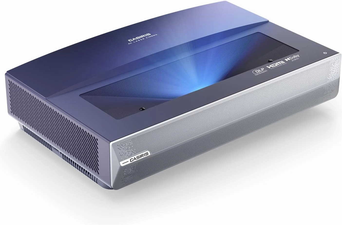 A6 Ultra Short Throw Projector, Triple Laser 2200 ANSI Lumen, 4K UHD Laser TV with Android, HDR10 120" Projection, 107% BT.2020, UST for Home Theater