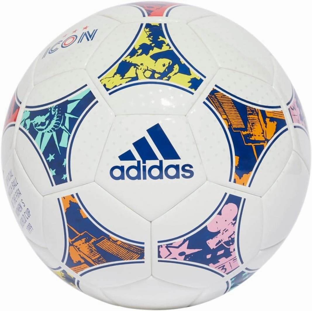 adidas Womens World Cup 1999 Icon Pro Match Ball - Size 5 Limited Edition Replica Soccer Ball