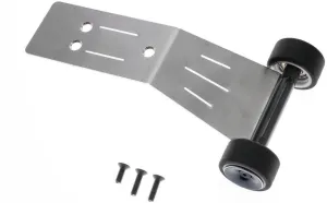 Adjustable Metal Wheelie Bar Compatible with Enhanced Off-Road in RC Cars(Dark Grey)