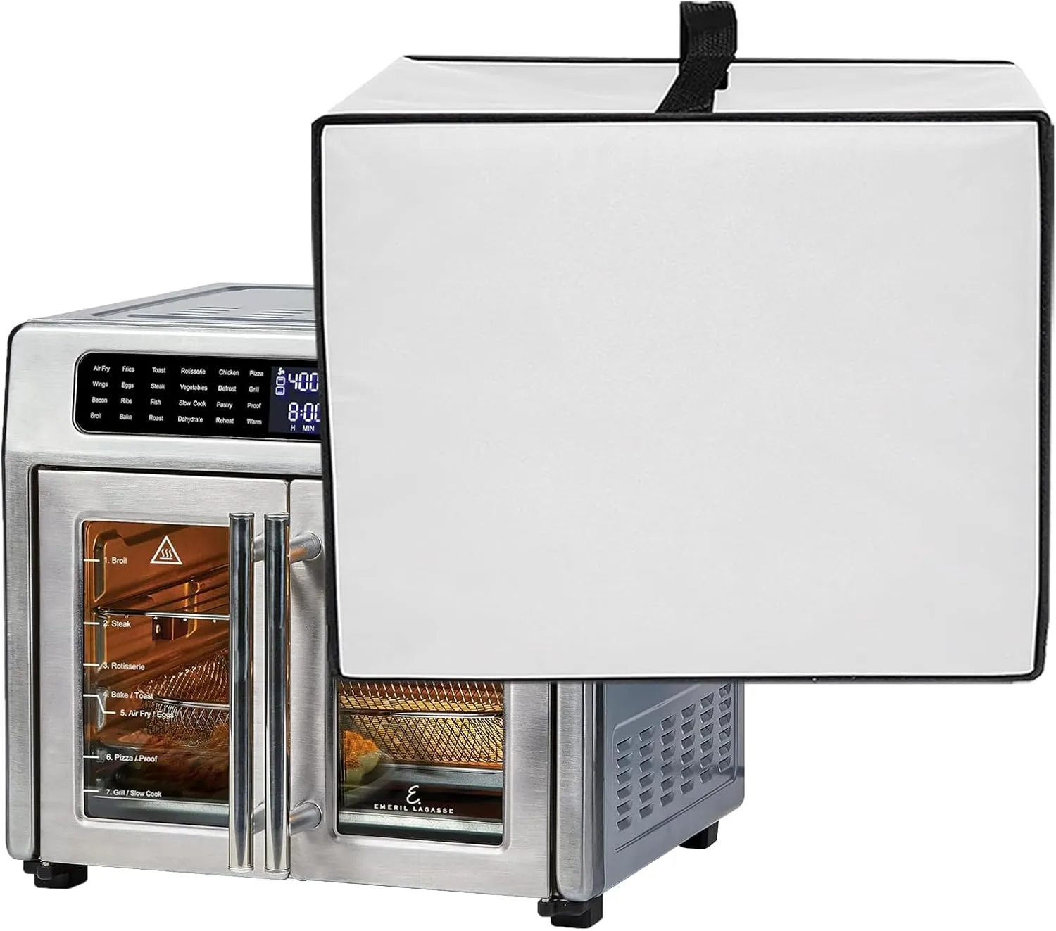 Air Fryer Oven Cover Heavy Duty Heat-resistant Waterproof Dust Protective Oven Cover Case for Emeril Lagasse 26 QT Extra Large Air Fryer/Instant Omni 19QT/Smart Air Fryer Toaster Oven