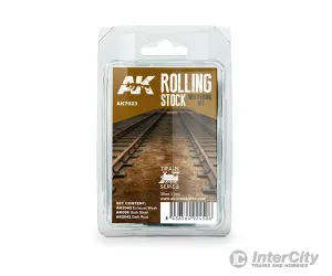 AK Interactive AK7023 Rolling Stock Track Weathering Set