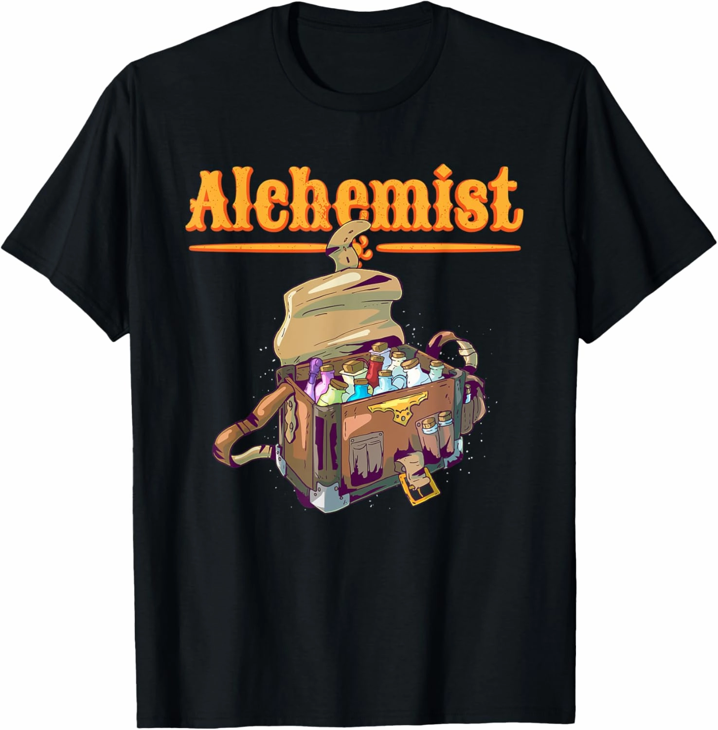 Alchemie Alchemist Masonic Bag Vial Cork Tool T-Shirt