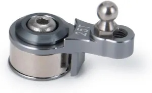 Aluminum 25T Adjustable Damping Steering Servo Arm Servo Horn RC Parts for Traxxas TRX4 TRX-4 TRX6 1/10 RC Crawler Car (Titanium)