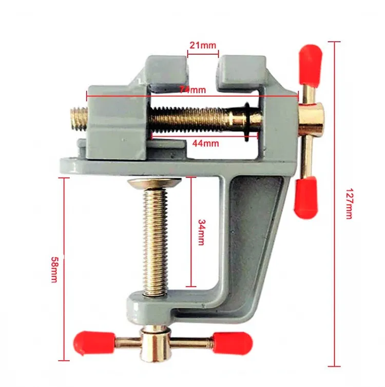 Aluminum Mini Bench Vise Table Vise Small Bench Vise DIY Tool Small Vise Small Flat Nose Pliers