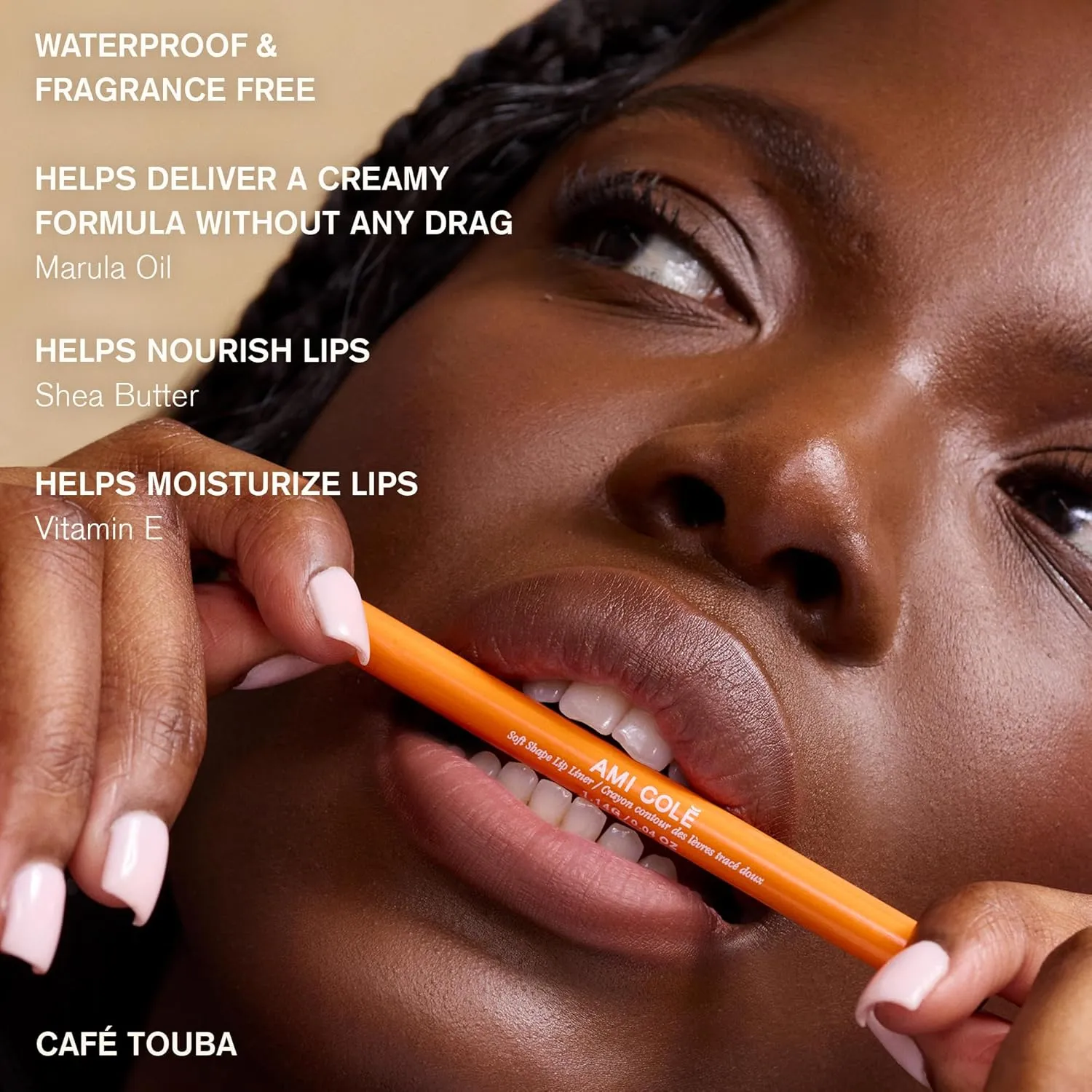 AMI COLÉ Soft Shape Lip Liner (Rose Clay - a rosy brown), 0.04 oz