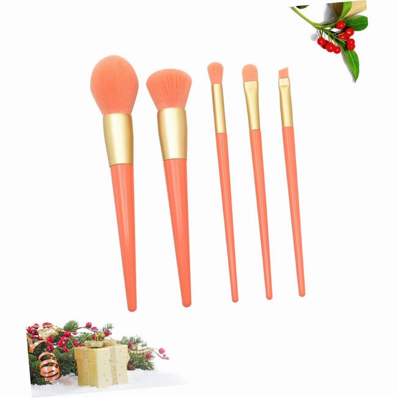 Angoily 15 Pcs 1 Professional Eye Makeup Brush Set 12-piece Kit Portable Makeup Brushes Holder Perfect for Travel Foundation Blush Liquid Powder Application