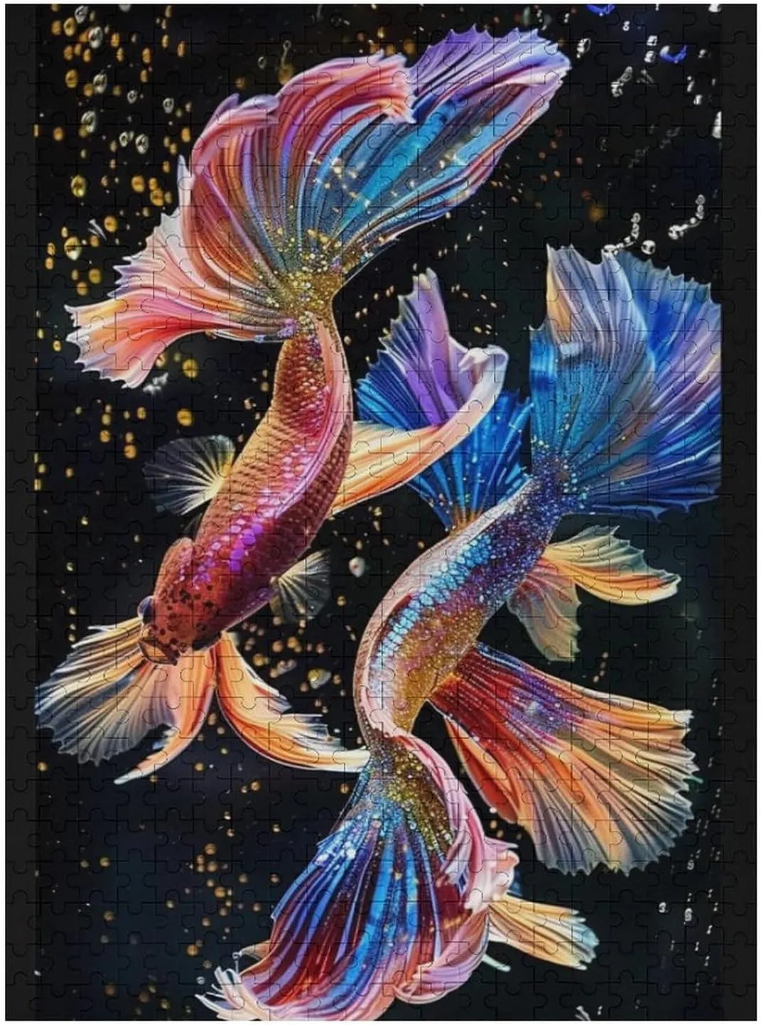 Animals Jigsaw Puzzles, Beautiful Fishes Themed Puzzles for Adults - 500 Pieces Jigsaw Puzzles, Educational Games Gift for Elders Family and Friends