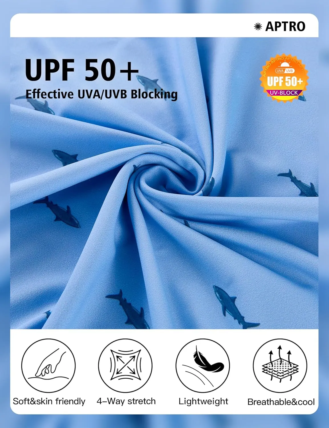 APTRO Men's UPF 50  Sun Protection Long Sleeve Hoodie Shirts UV Outdoor Fishing Shirts SPF Rash Guard Shirts for Men