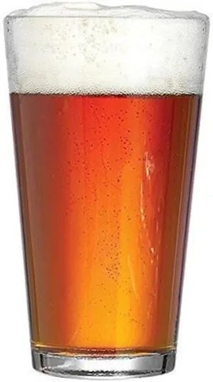 Arcoroc Pint Glasses 20oz / 568ml - Set of 4 | Beer Glasses, Hiball Tumblers, Soft Drink Glasses - Tempered Glassware