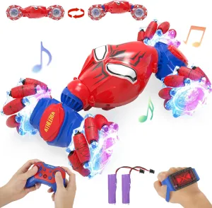 ATHLERIA Spider Gesture Sensing RC Stunt Car Toys for Boys Age 8-13,Hand Remote Control Cars,Drift Rc Car with Lights,Twist,Easter Chritmas Birthday Gift Ideas for Boy Girls Kids 678910  Year
