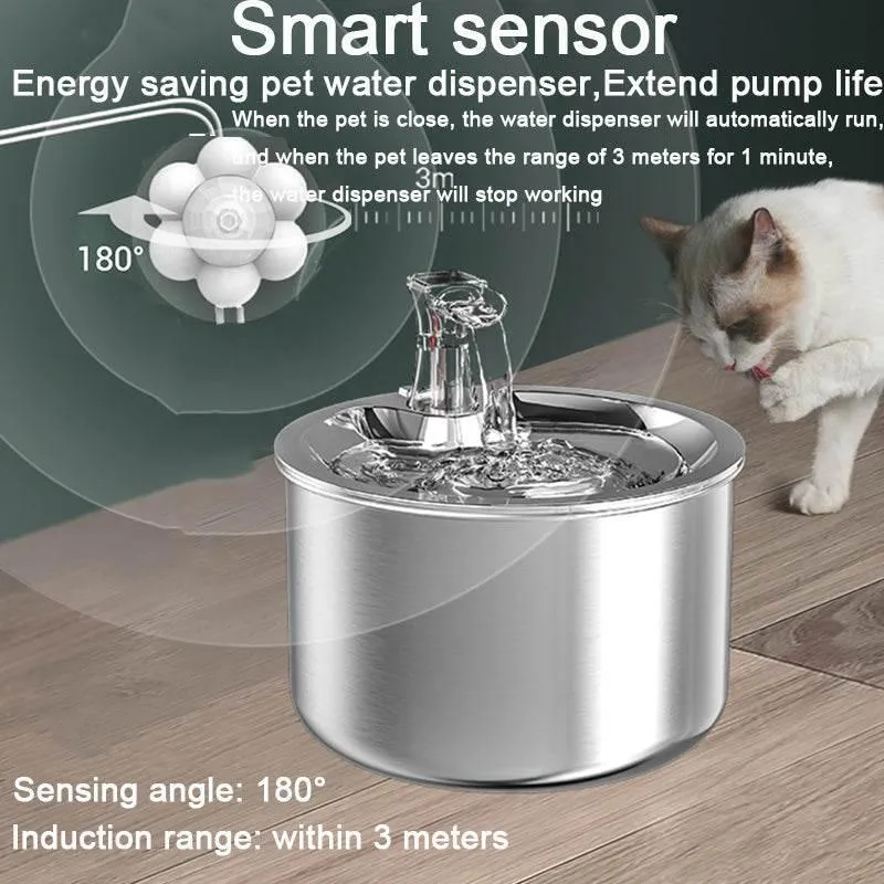 Automatic Pet Fountain - Smart Water Dispenser for Cats and Dogs