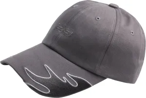 B1001 Fire Flame Pattern 28 Racing Ball Cap Baseball Hat Truckers