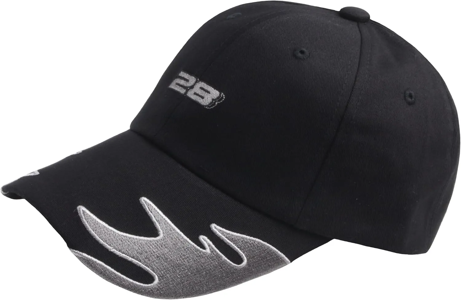B1001 Fire Flame Pattern 28 Racing Ball Cap Baseball Hat Truckers