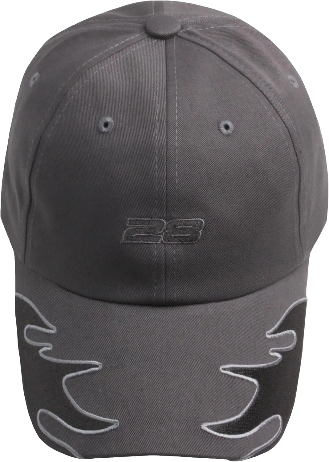 B1001 Fire Flame Pattern 28 Racing Ball Cap Baseball Hat Truckers