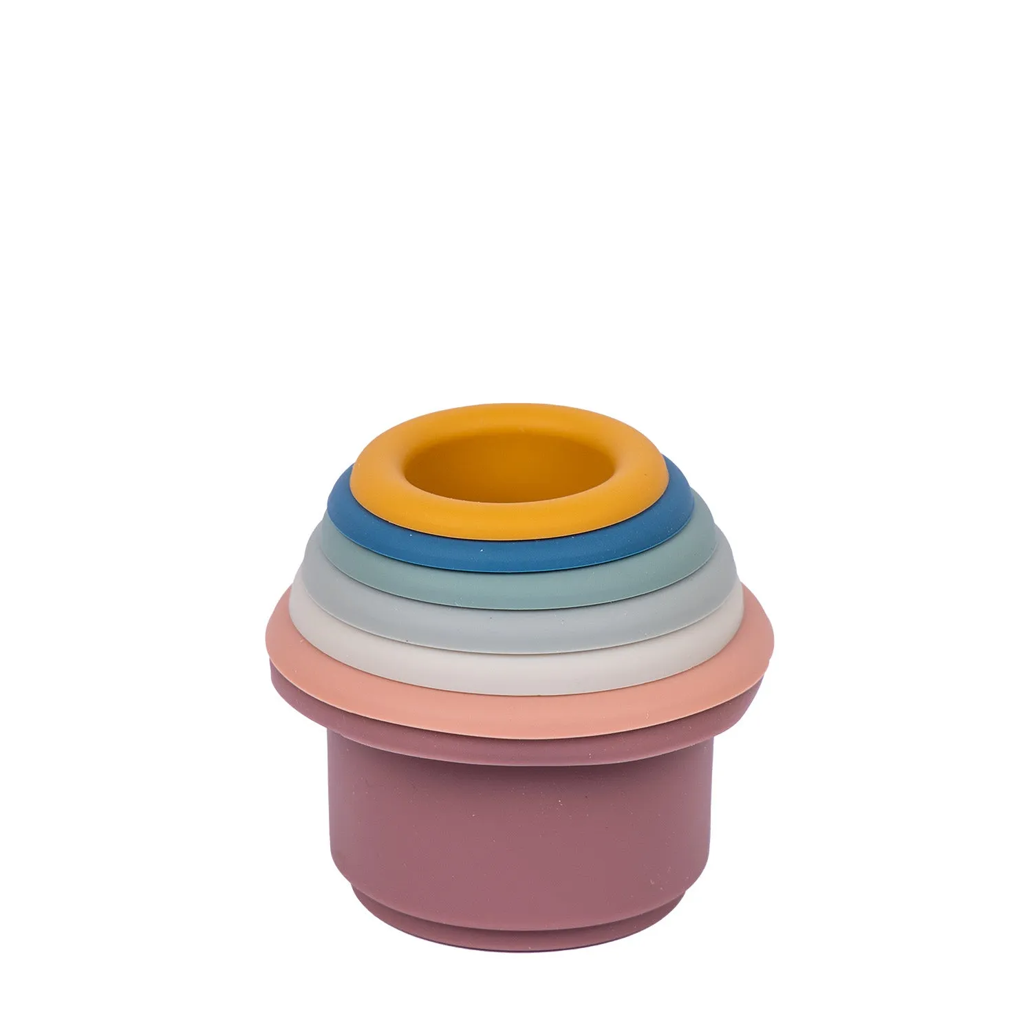 Babies Basic Silicone Stacking Toy for Babies/Kids, Stacking Cup, BPA Free 100% Safe - Cup