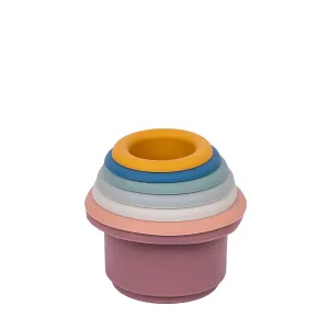 Babies Basic Silicone Stacking Toy for Babies/Kids, Stacking Cup, BPA Free 100% Safe - Cup
