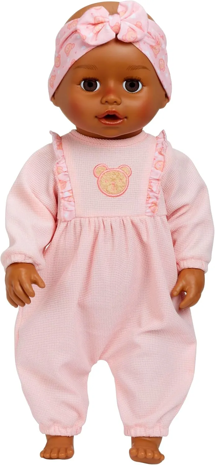 Baby Born Learn to Walk Baby Doll Harper - Dark Brown Eyes: Realistic Features for Kids Ages 3 , Walks, Crawls, Sits & Kicks, Eyes Open & Close, Multiple Sound Effects