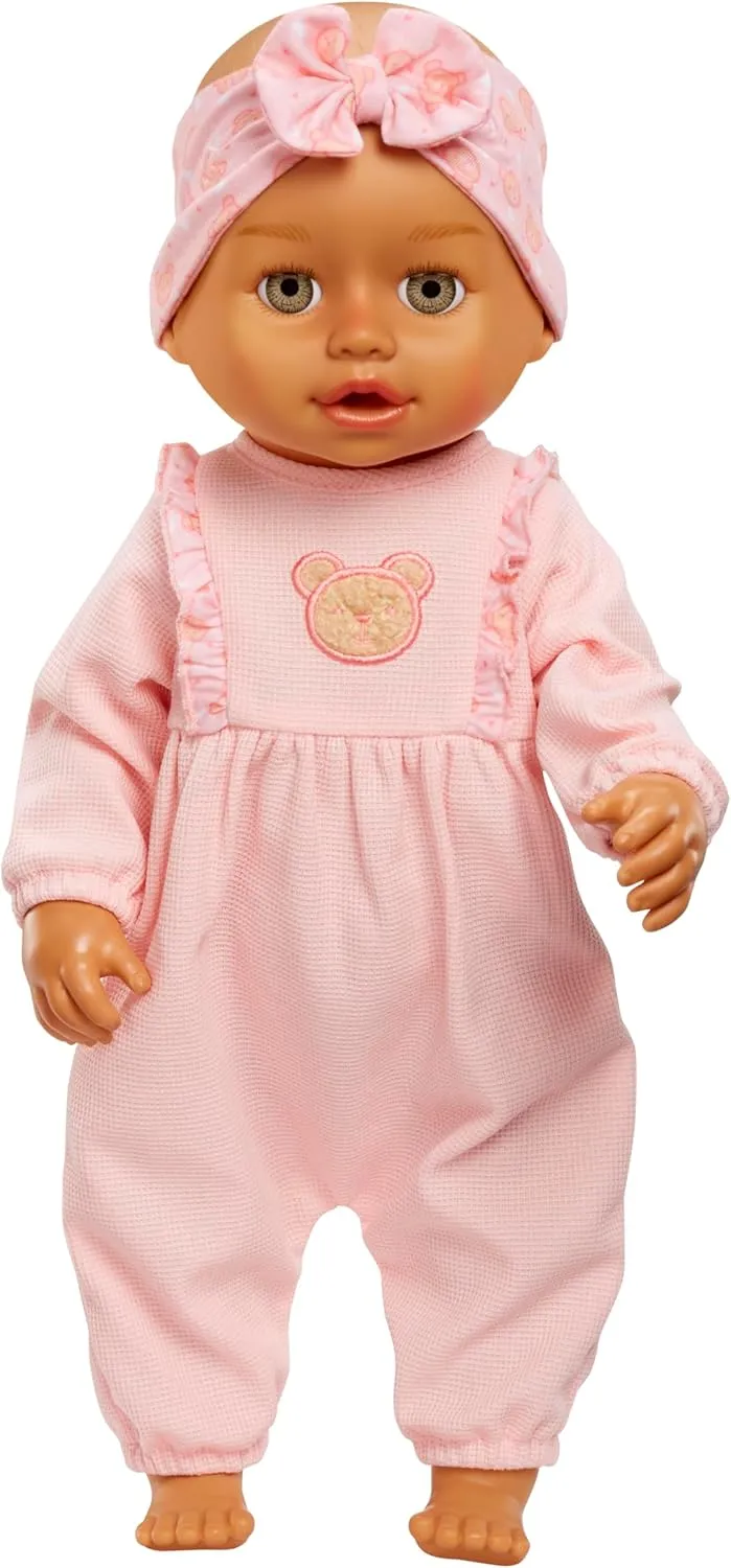 Baby Born Learn to Walk Baby Doll Olivia - Gray-Green Eyes: Realistic Features for Kids Ages 3 , Walks, Crawls, Sits & Kicks, Eyes Open & Close, Multiple Sound Effects