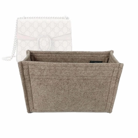 Bag Organizer for Gucci Dionysus Mini Bag - Premium Felt Purse Handbag Insert Liner Shaper (Handmade) Soft Structure Support (20 Color Options)
