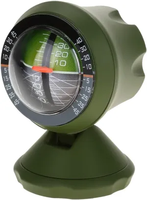 Ball Inclinometer, Outdoor Car Inclinometer Multifunction Offroad Slope Meter with Adjustable View Angle