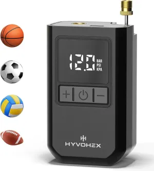 Ball Pump for Sports Balls, Portable Electric Basketball Pump Ultra Fast Inflation, with Digital LED Display Air Pump for Balls, Preset Pressure with Ball Needle for Soccer, Volleyball
