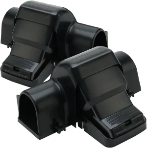 BARLAS Tunneled Safe Pest Control Rat Trap - Humane Dual Entry Traps for Rats and Mice - Rat Snap Traps with Safe Pedal Design - Outdoor Rodent Catcher for Home Office or Restaurants - Pack of 2