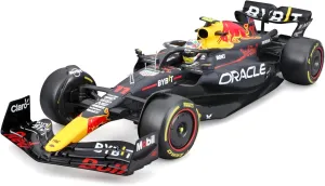Bburago 1:18 Race Oracle Red Bull Racing RB19 (2023) with Driver Helmet, Perez #11
