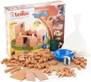 Beginner Brick and Mortar Construction Set, 149 Building Blocks, Erector Set and STEM Building Toy