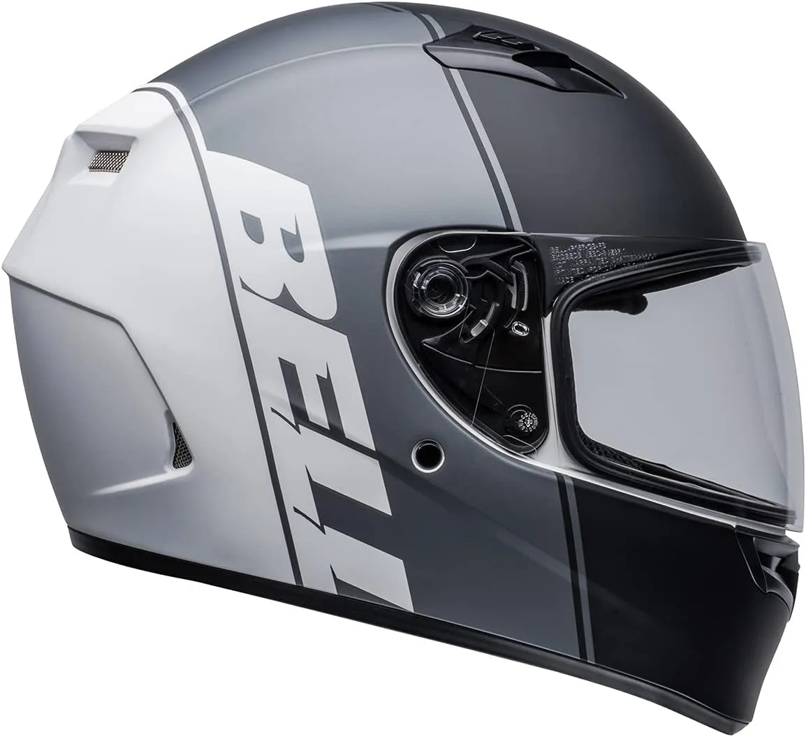 BELL Qualifier Full-Face Motorcycle Helmet (Ascent Matte Black/Gray - Small)