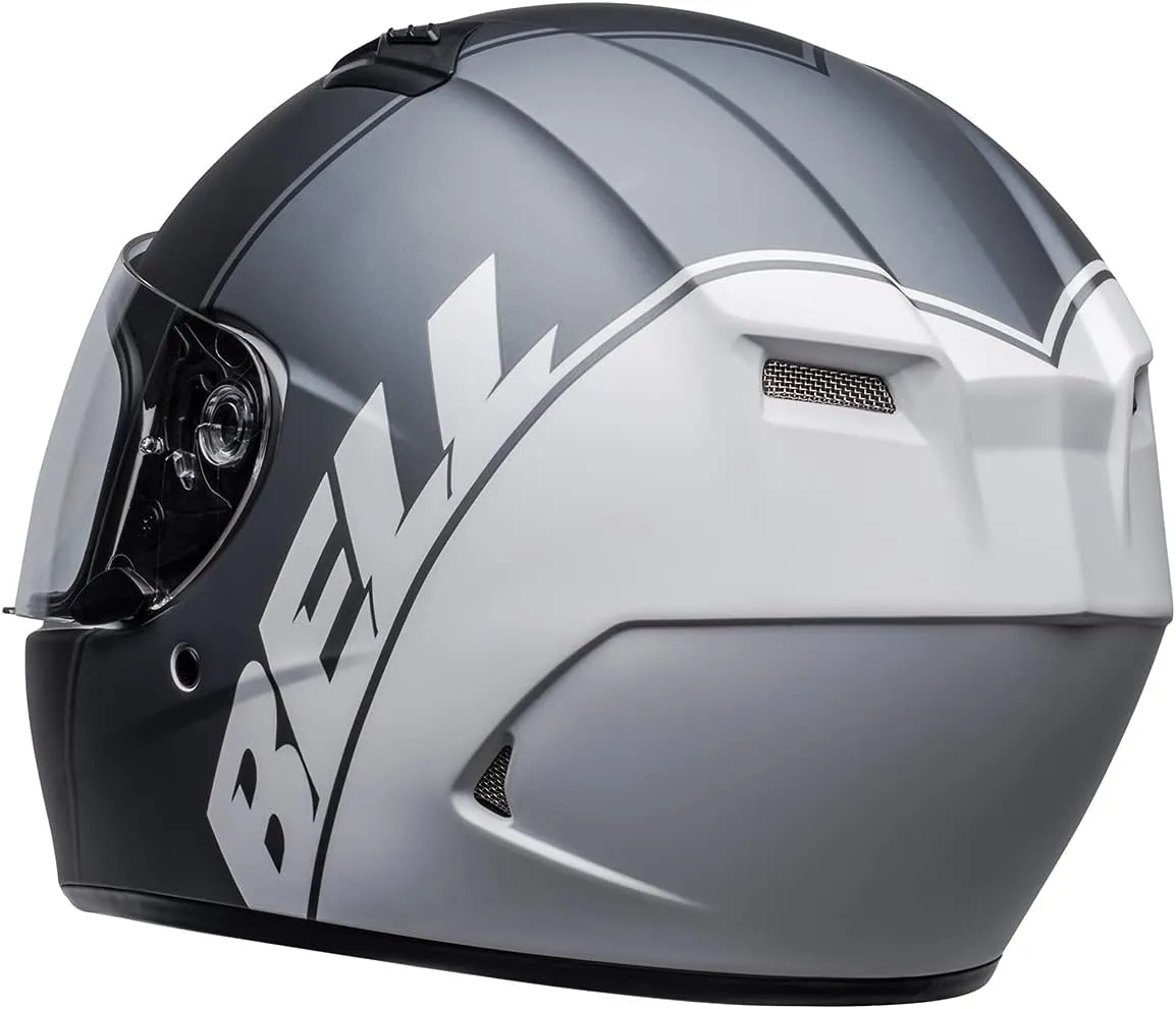 BELL Qualifier Full-Face Motorcycle Helmet (Ascent Matte Black/Gray - Small)