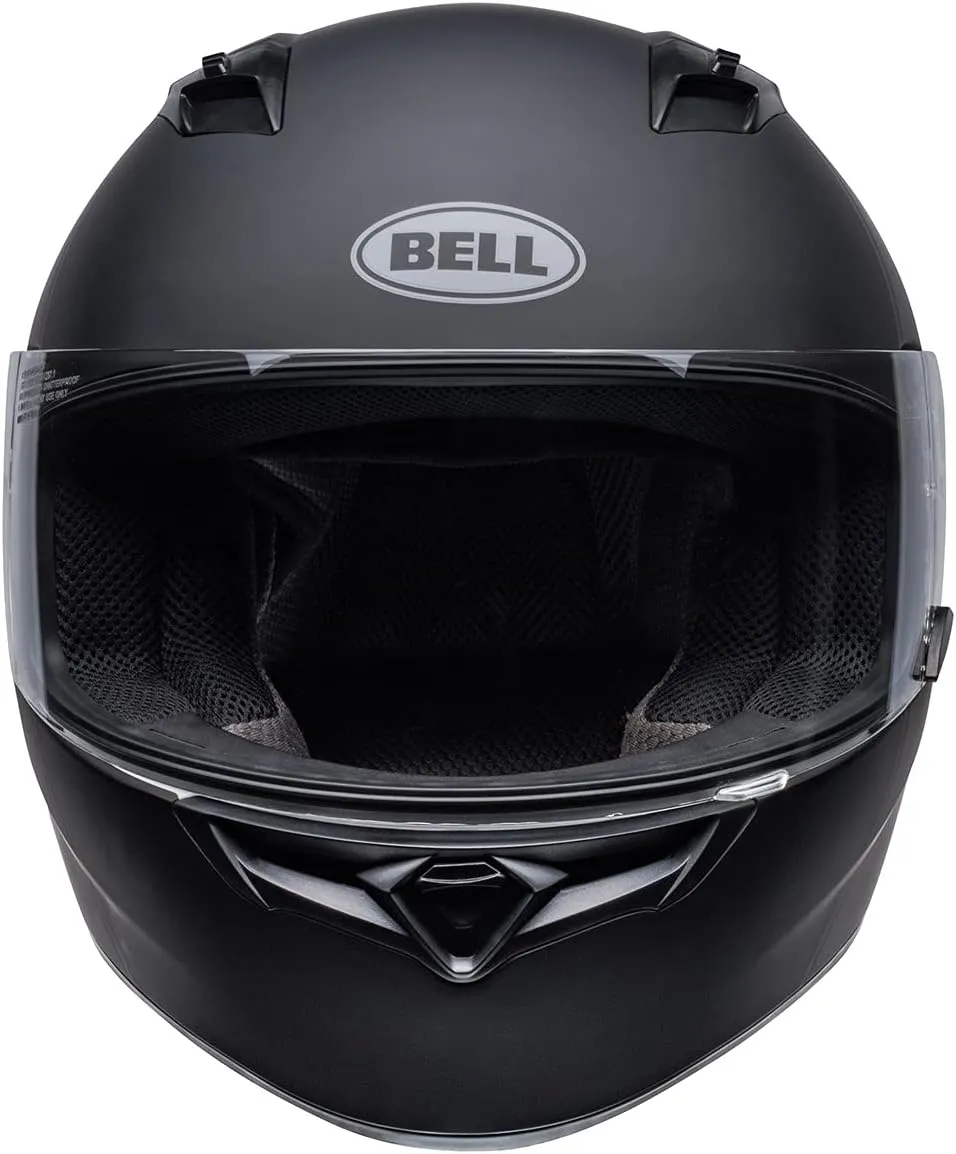 BELL Qualifier Full-Face Motorcycle Helmet (Ascent Matte Black/Gray - Small)