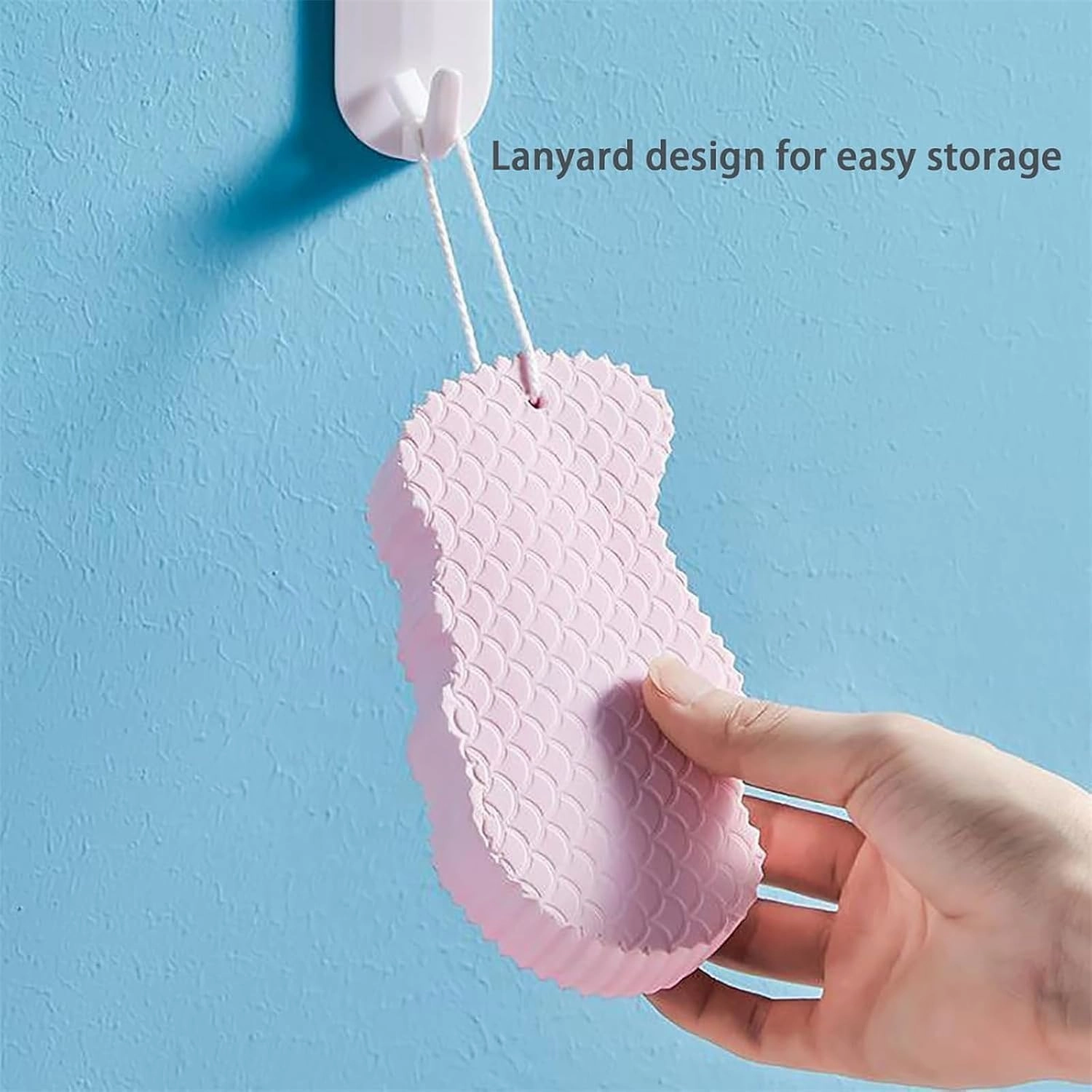 Berosly Skin Sponge, Radiant Skin Exfoliating Bath Sponge for Body, Super Soft Dead Skin Remover for Adults, Kids & Pregnant Women, Gentle Apparent Exfoliation for Smooth & Glowing Skin (Set C)