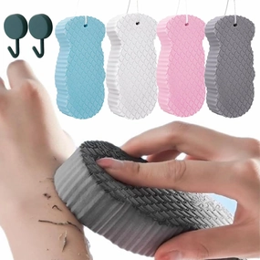 Berosly Skin Sponge, Radiant Skin Exfoliating Bath Sponge for Body, Super Soft Dead Skin Remover for Adults, Kids & Pregnant Women, Gentle Apparent Exfoliation for Smooth & Glowing Skin (Set C)