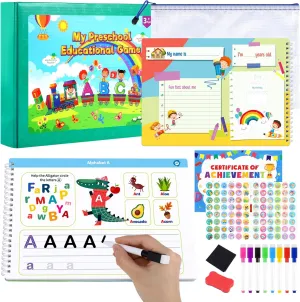BESARME 54 Preschool Learning Activities, Educational Toys Preschool Workbooks Books Handwriting Tracing Books Busy Books for Toddler 3-5