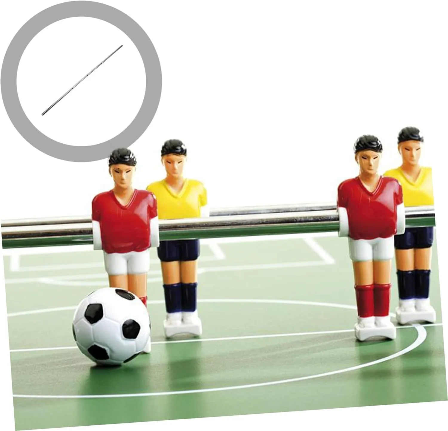 BESPORTBLE Foosball Pole Table Football Accessory Soccer Machine Pole Table Soccer Machine Accessory Table Rod