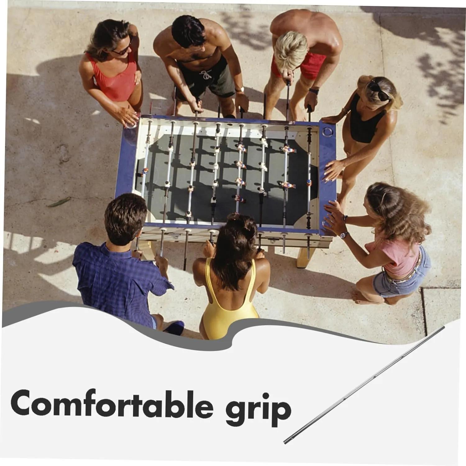 BESPORTBLE Foosball Pole Table Football Accessory Soccer Machine Pole Table Soccer Machine Accessory Table Rod