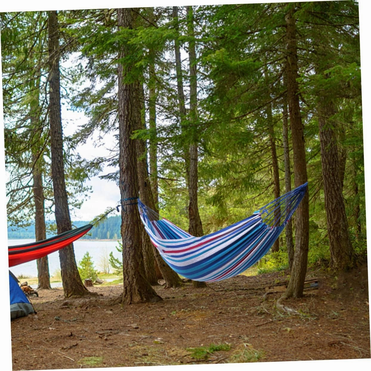 BESPORTBLE 200x80cm Outdoor Swing Hammock Camping Hanging Chair Fine Craftsmanship Strong Capacity Lightweight Comfortable