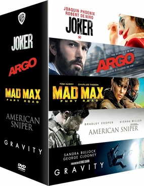 Best of the Decade Collection - 5-DVD Box Set ( Joker / Argo / Mad Max: Fury Road / American Sniper / Gravity ) [ NON-USA FORMAT, PAL, Reg.2 Import - France ]