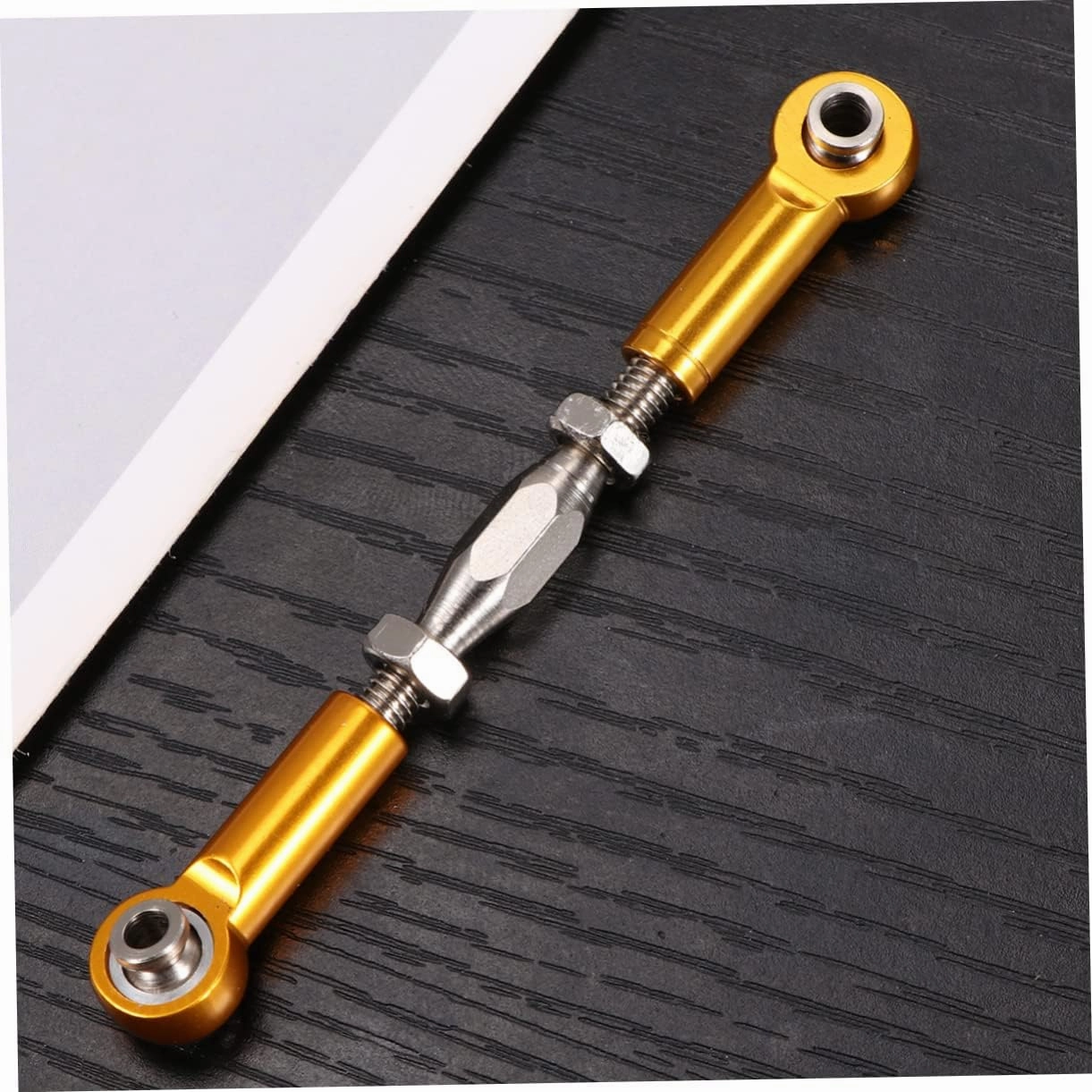 BESTonZON 12pcs Turnbuckle Rod Linkage for Epxhsp Racing Hpi Buggy Upgrade Parts Construction Easy Installation Yellow