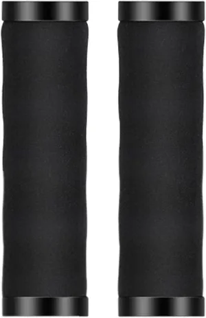 Bicycle Handle Grip,Cycling Grips,Bicycle Handlebar, High Density Sponge Lockable Bicycle Handlebar, Anti Slip, Shock Absorbing Super Soft Bicycle Handlebar (Color : Black)