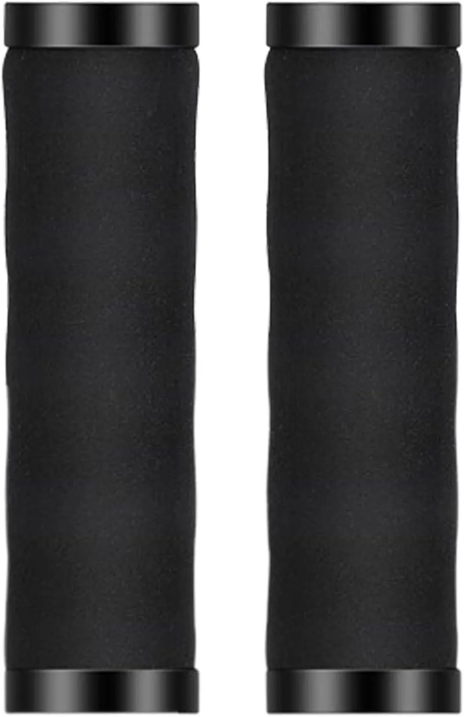 Bicycle Handle Grip,Cycling Grips,Bicycle Handlebar, High Density Sponge Lockable Bicycle Handlebar, Anti Slip, Shock Absorbing Super Soft Bicycle Handlebar (Color : Black)